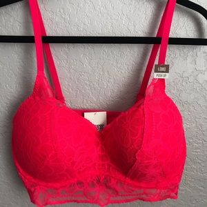 VS bralette hot pink